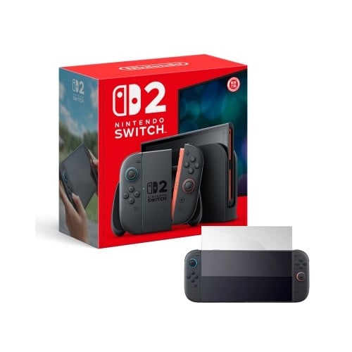 [現貨發售] Nintendo Switch 2 遊戲主機 + 專用鋼化玻璃貼 - 香港行貨 | Switch2