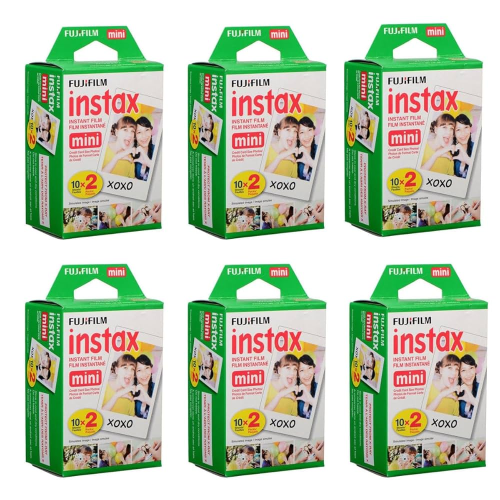 [6盒優惠裝] Fujifilm Instax Mini 即影即有相紙 (10sheets x 2packs)  x 6盒 - 120張