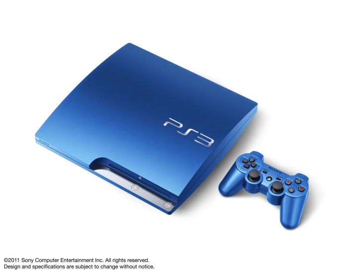 全新「水光藍」及「鮮亮紅」PlayStation 3（CECH-3000B系列）320GB硬碟