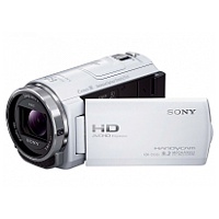 【セール中】SONY HDR-CX535(W) SONY HDR-CX535 W HandyCam White Video Camera Internal Memory