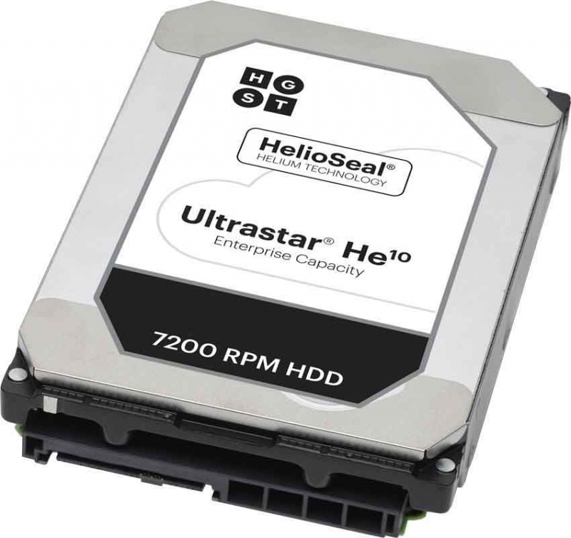 HGST Ultrastar He10 3.5in SATA 6.0Gb/s 7200rpm HDD 10TB (HUH721010ALE600)
