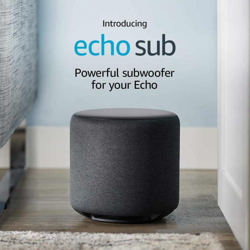 Amazon Echo Sub - Powerful Subwoofer for Echo