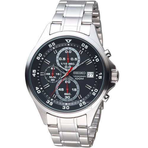 Seiko 精工Discovery More Chronograph 100m Watch SKS627P1 價錢