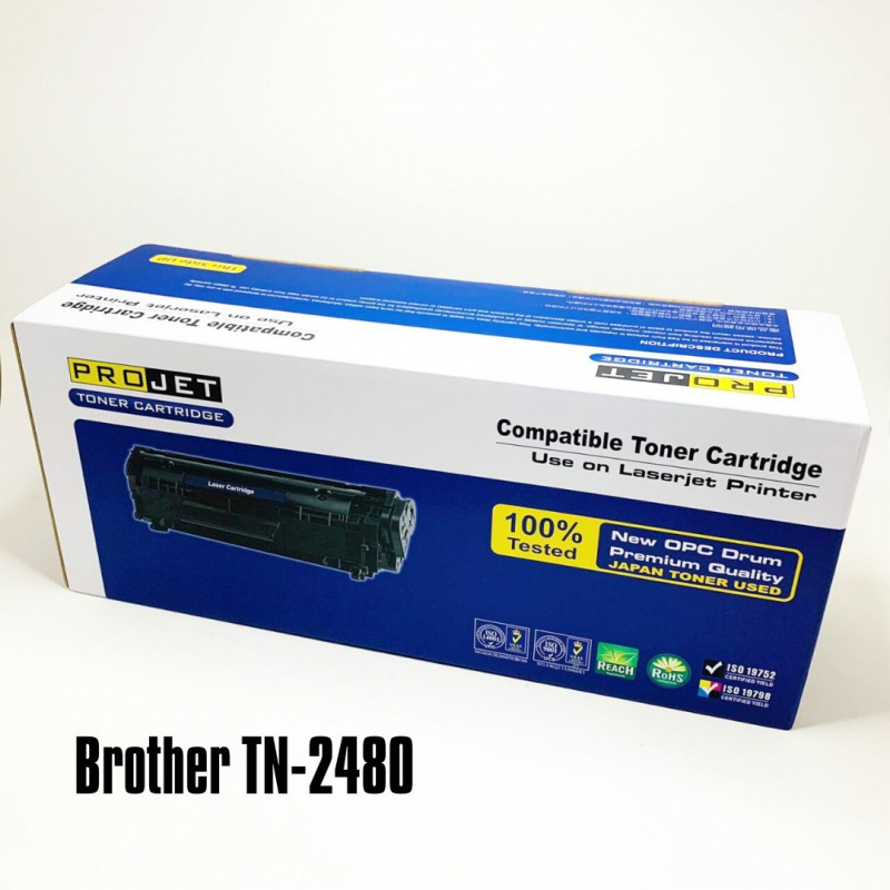 PROJET Brother TN-2480 Black 代用炭粉價錢、規格及用家意見-