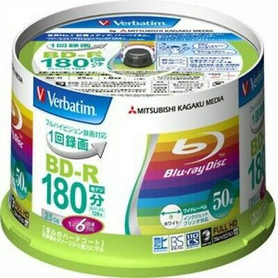 Verbatim BD-R 25GB 1-6x Printable Blu-Ray Disc 25GB (VBR130RP50V1